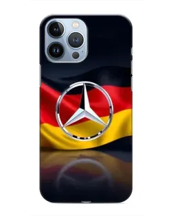 Чехол для iPhone 13 Pro с картинкой «Mercedes — флаг Германии»