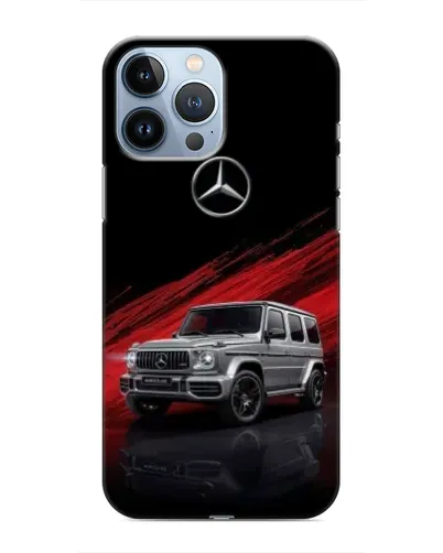Чехол для iPhone 13 Pro с картинкой «Mercedes G-Class красный» Чехол для iPhone 13 Pro с картинкой «Mercedes G-Class красный»