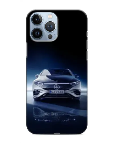 Чехол для iPhone 13 Pro с картинкой «Ночной Mercedes EQ» Чехол для iPhone 13 Pro с картинкой «Ночной Mercedes EQ»