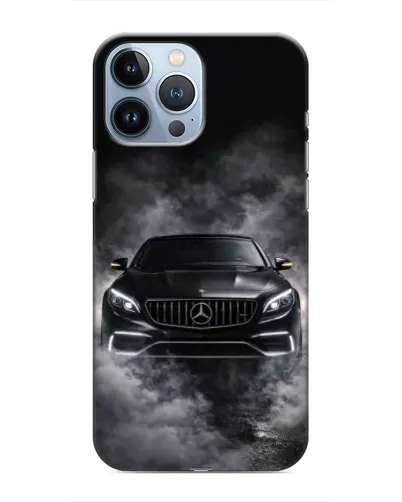 Чехол для iPhone 13 Pro с картинкой «Mercedes в дыму» Чехол для iPhone 13 Pro с картинкой «Mercedes в дыму»