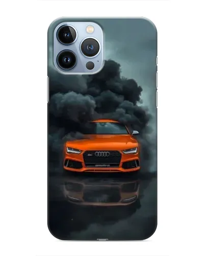 Чехол для iPhone 13 Pro с картинкой «Audi в облаках дыма» Чехол для iPhone 13 Pro с картинкой «Audi в облаках дыма»