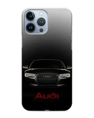 Чехол для iPhone 13 Pro с картинкой «Audi — градиентный контур» Чехол для iPhone 13 Pro с картинкой «Audi — градиентный контур»