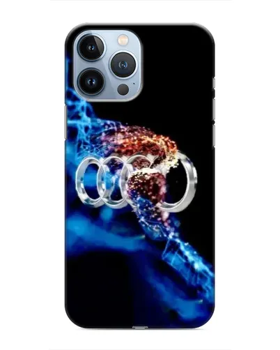 Чехол для iPhone 13 Pro с картинкой «Энергия лого Audi» Чехол для iPhone 13 Pro с картинкой «Энергия лого Audi»