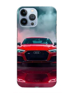 Чехол для iPhone 13 Pro с картинкой «Audi RS — красный стиль»