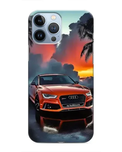 Чехол для iPhone 13 Pro с картинкой «Audi — закат» Чехол для iPhone 13 Pro с картинкой «Audi — закат»