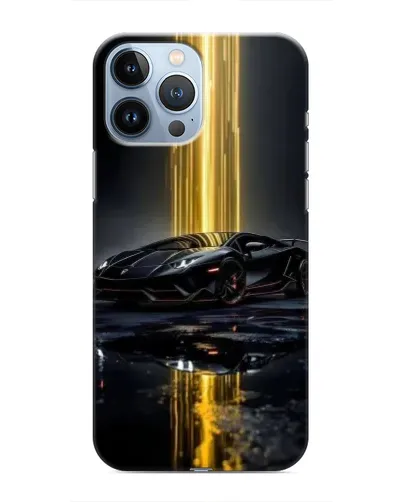 Чехол для iPhone 13 Pro с картинкой «Ночной Lamborghini драйв» Чехол для iPhone 13 Pro с картинкой «Ночной Lamborghini драйв»