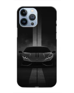 Чехол для iPhone 13 Pro с картинкой «Lamborghini симметрия дорог»