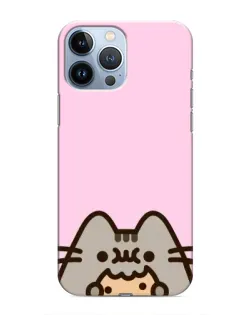 Чехол для iPhone 13 Pro с картинкой «Pusheen и печенье» Чехол для iPhone 13 Pro с картинкой «Pusheen и печенье»