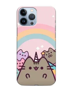 Чехол для iPhone 13 Pro с картинкой «Единорог Pusheen» Чехол для iPhone 13 Pro с картинкой «Единорог Pusheen»