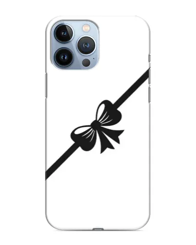 Чехол для iPhone 13 Pro с картинкой «Диагональный бант» Чехол для iPhone 13 Pro с картинкой «Диагональный бант»