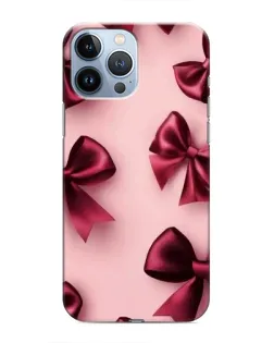 Чехол для iPhone 13 Pro с картинкой «Бордовый атлас»