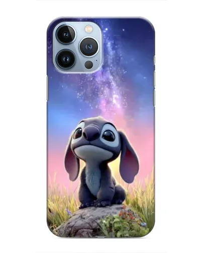 Чехол для iPhone 13 Pro с картинкой «Стич на рассвете»
