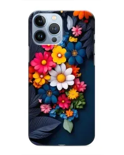 Чехол для iPhone 13 Pro с картинкой «Цветочная феерия»
