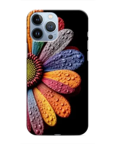 Чехол для iPhone 13 Pro с картинкой «Радужный цветок» Чехол для iPhone 13 Pro с картинкой «Радужный цветок»
