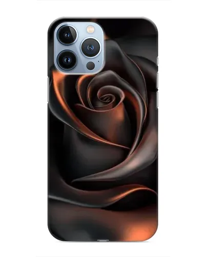 Чехол для iPhone 13 Pro с картинкой «Шелковая черная роза» Чехол для iPhone 13 Pro с картинкой «Шелковая черная роза»
