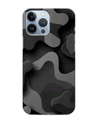 Чехол для iPhone 13 Pro с картинкой «Темный абстрактный камуфляж» Чехол для iPhone 13 Pro с картинкой «Темный абстрактный камуфляж»