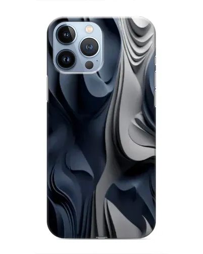 Чехол для iPhone 13 Pro с картинкой «Объемные синие складки» Чехол для iPhone 13 Pro с картинкой «Объемные синие складки»