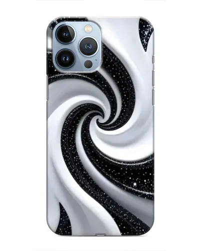 Чехол для iPhone 13 Pro с картинкой «Черно-белая спираль» Чехол для iPhone 13 Pro с картинкой «Черно-белая спираль»