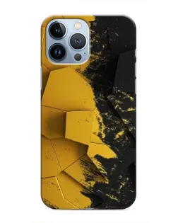 Чехол для iPhone 13 Pro с картинкой «Золотые осколки геометрии»