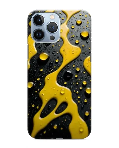 Чехол для iPhone 13 Pro с картинкой «Жидкое желтое золото» Чехол для iPhone 13 Pro с картинкой «Жидкое желтое золото»