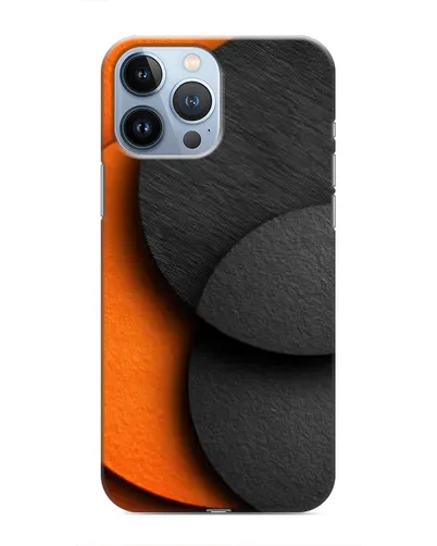 Чехол для iPhone 13 Pro с картинкой «Геометрия оранжевых кругов» Чехол для iPhone 13 Pro с картинкой «Геометрия оранжевых кругов»