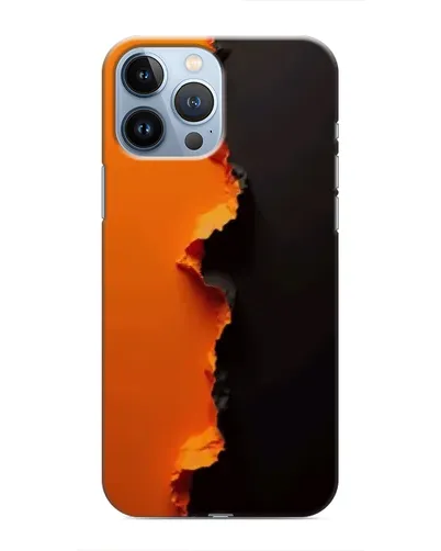 Чехол для iPhone 13 Pro с картинкой «Оранжевый разлом» Чехол для iPhone 13 Pro с картинкой «Оранжевый разлом»