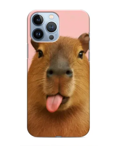 Чехол для iPhone 13 Pro с картинкой «Капибара с языком» Чехол для iPhone 13 Pro с картинкой «Капибара с языком»