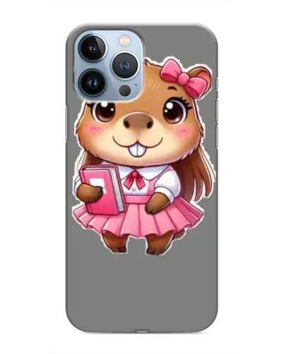 Чехол для iPhone 13 Pro с картинкой «Девочка капибара» Чехол для iPhone 13 Pro с картинкой «Девочка капибара»