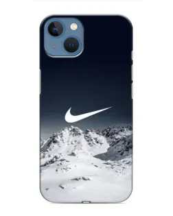 Чохол для iPhone 13 з картинкою «Nike — зимові гори»