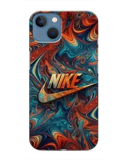 Чохол для iPhone 13 з картинкою «Nike в абстракції»