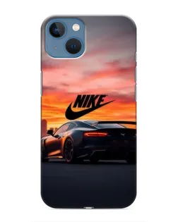Чохол для iPhone 13 з картинкою «Nike та суперкар»