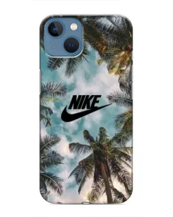 Чехол для iPhone 13 с картинкой «Тропический принт Nike»