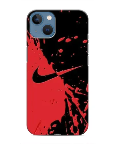 Чехол для iPhone 13 с картинкой «Красные брызги Nike» Чехол для iPhone 13 с картинкой «Красные брызги Nike»