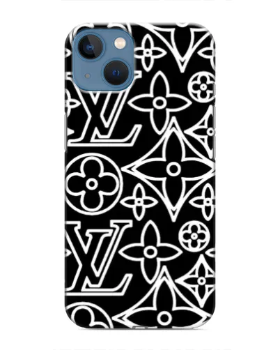Чохол для iPhone 13 з картинкою «Чорно-білий візерунок LV» Чохол для iPhone 13 з картинкою «Чорно-білий візерунок LV»