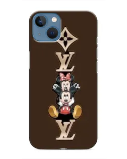 Чохол для iPhone 13 з картинкою «LV та Міккі Маус»