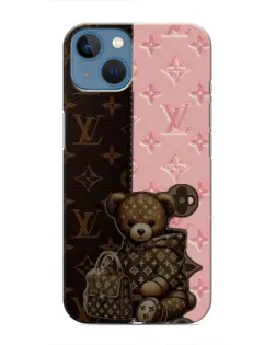 Чохол для iPhone 13 з картинкою «Ведмедик у стилі LV»