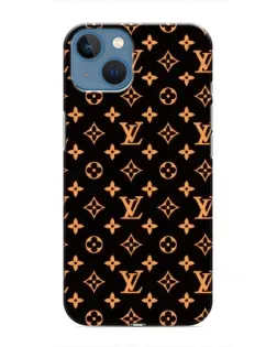 Чохол для iPhone 13 з картинкою «Золота монограма LV»