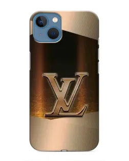 Чохол для iPhone 13 з картинкою «LV — золоте сяйво»