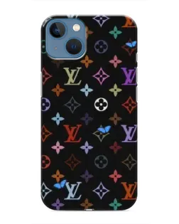 Чохол для iPhone 13 з картинкою «Кольорова монограма LV»