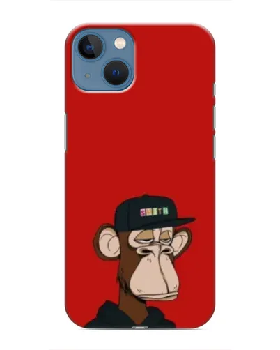 Чохол для iPhone 13 з картинкою «Bored Ape — червоний фон» Чохол для iPhone 13 з картинкою «Bored Ape — червоний фон»