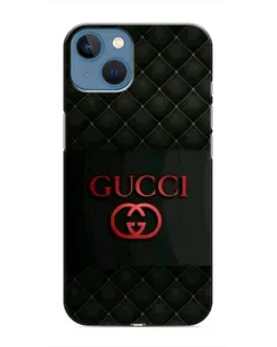 Чохол для iPhone 13 з картинкою «Gucci — стьобаний чорний»