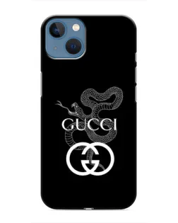 Чохол для iPhone 13 з картинкою «Gucci — срібна змія»