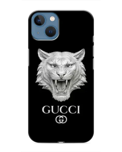 Чехол для iPhone 13 с картинкой «Gucci — серебряный лев» Чехол для iPhone 13 с картинкой «Gucci — серебряный лев»