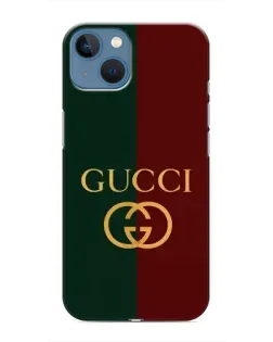 Чехол для iPhone 13 с картинкой «Gucci — темно-зеленый градиент»