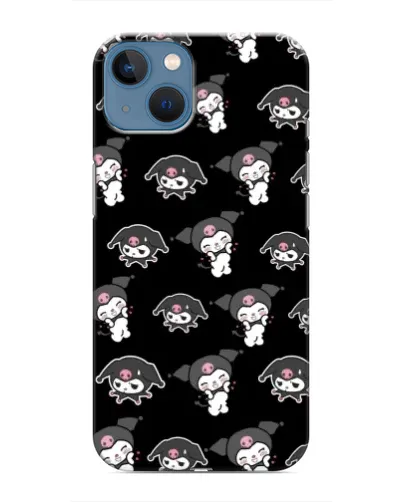 Чохол для iPhone 13 з картинкою «Чорний паттерн Kuromi» Чохол для iPhone 13 з картинкою «Чорний паттерн Kuromi»