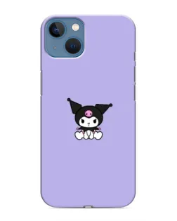 Чохол для iPhone 13 з картинкою «Kuromi — фіолетовий мінімалізм»