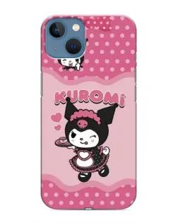 Чохол для iPhone 13 з картинкою «Kuromi в окулярах»