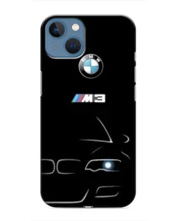 Чохол для iPhone 13 з картинкою «Мінімалістичний принт BMW M3»