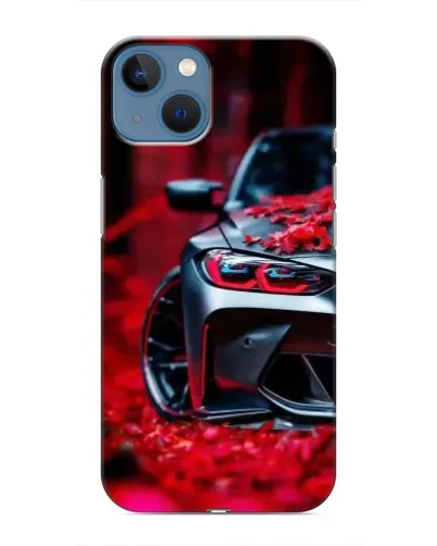 Чохол для iPhone 13 з картинкою «Спортивна BMW та квіти» Чохол для iPhone 13 з картинкою «Спортивна BMW та квіти»