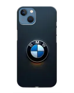 Чохол для iPhone 13 з картинкою «Логотип BMW — мінімалізм»
